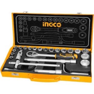 Ingco 24 Pcs 1/2 inch Socket Set, HKTS0243