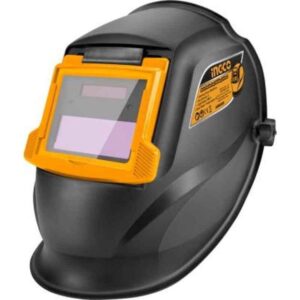 Ingco 90x35mm Polypropylene Orange & Black Auto-Darkening Welding Helmet, AHM009