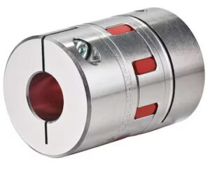 KTR Rotex GS 28 Flexible Jaw Coupling with Clamping Hub for Automation